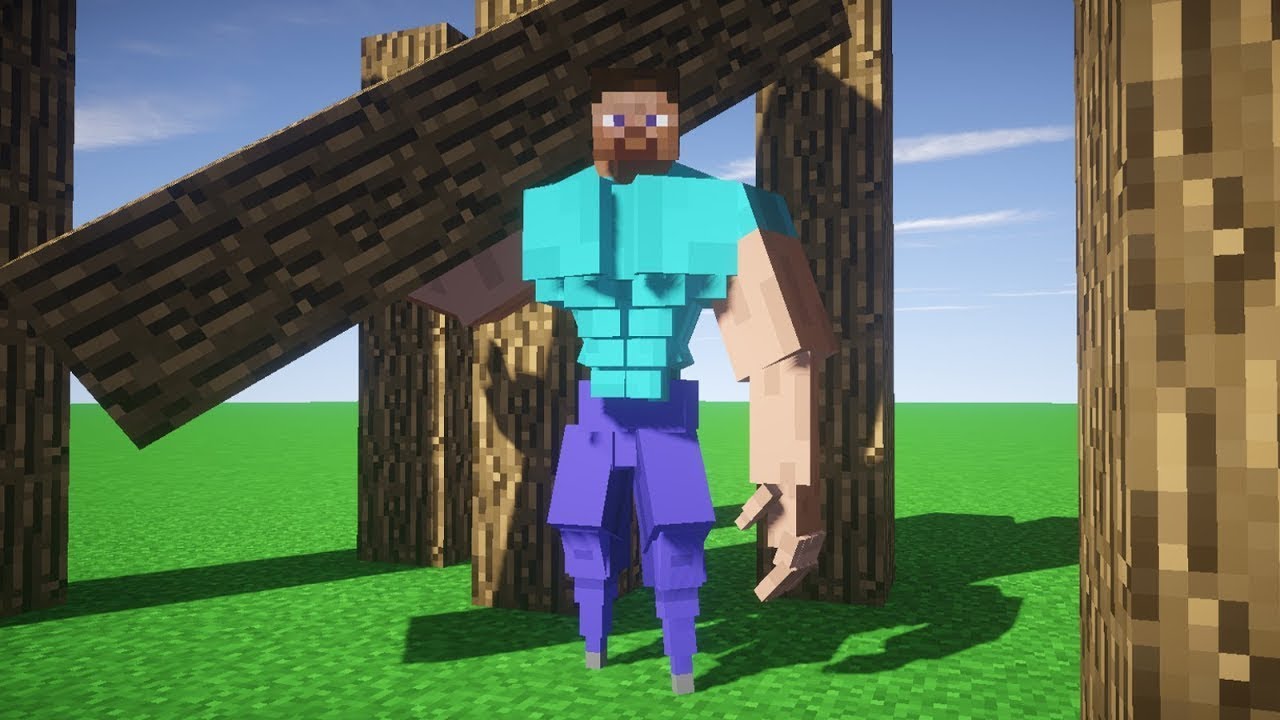Gigachad Minecraft Steve (Cursed)